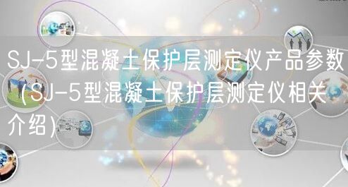 SJ-5型混凝土保護(hù)層測(cè)定儀產(chǎn)品參數(shù)（SJ-5型混凝土保護(hù)層測(cè)定儀相關(guān)介紹）(圖1)