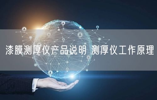 漆膜測(cè)厚儀產(chǎn)品說(shuō)明 測(cè)厚儀工作原理(圖1)