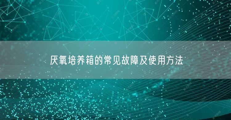 厭氧培養(yǎng)箱的常見(jiàn)故障及使用方法(圖1)