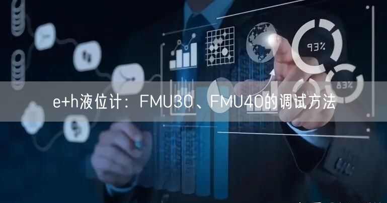 e+h液位計(jì)：FMU30、FMU40的調(diào)試方法(圖1)