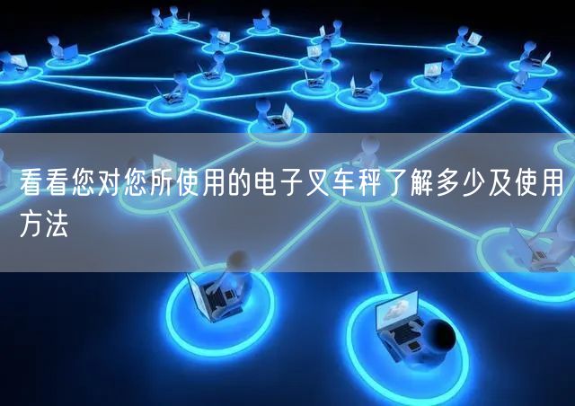 看看您對(duì)您所使用的電子叉車秤了解多少及使用方法(圖1)