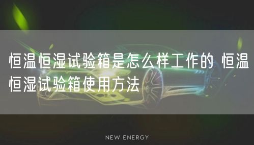 恒溫恒濕試驗(yàn)箱是怎么樣工作的 恒溫恒濕試驗(yàn)箱使用方法(圖1) 恒溫恒濕試驗(yàn)箱是怎么樣工作的 恒溫恒濕試驗(yàn)箱使用方法(圖1)