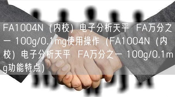 FA1004N（內(nèi)校）電子分析天平  FA萬分之一 100g/0.1mg使用操作（FA1004N（內(nèi)校）電子分析天平  FA萬分之一 100g/0.1mg功能特點(diǎn)）(圖1)